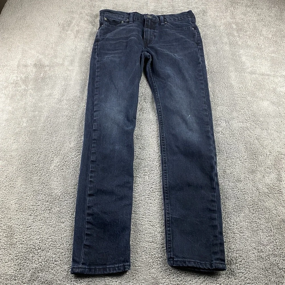Levis 510 Skinny Jeans Mens 30x30 Blue Dark Wash Mid‎ Rise